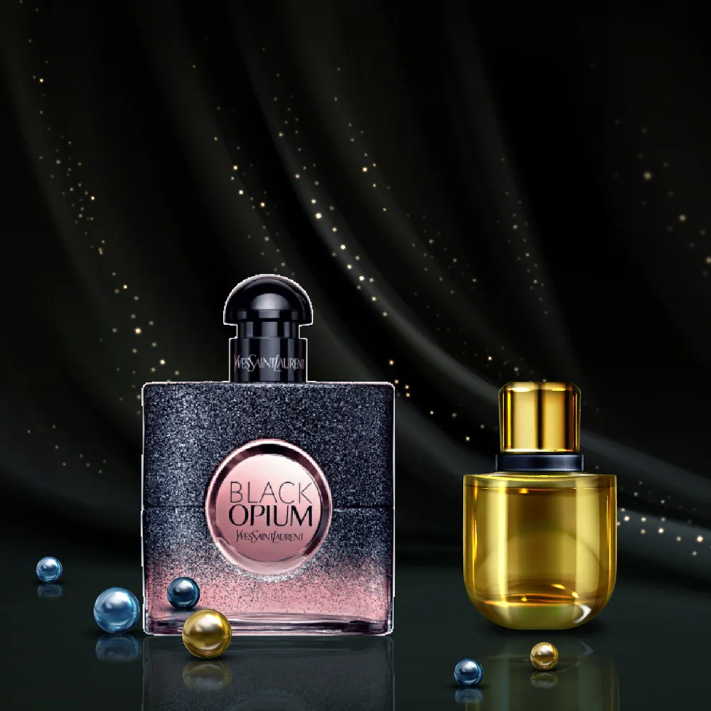 اسانس عطر ایوسن لورن بلک اوپیوم فلورال شوک زنانه YVES SAINT LAURENT Black Opium Floral Shock