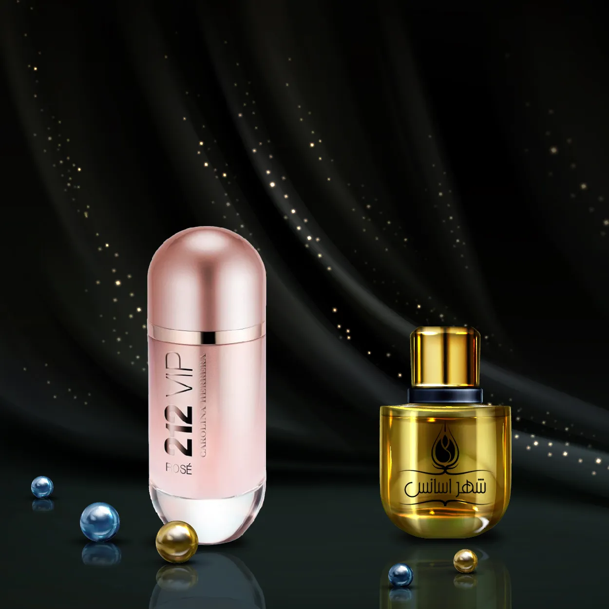 اسانس عطر کارولینا هررا 212 وی آی پی رز زنانه CAROLINA HERRERA - 212VIP Rose